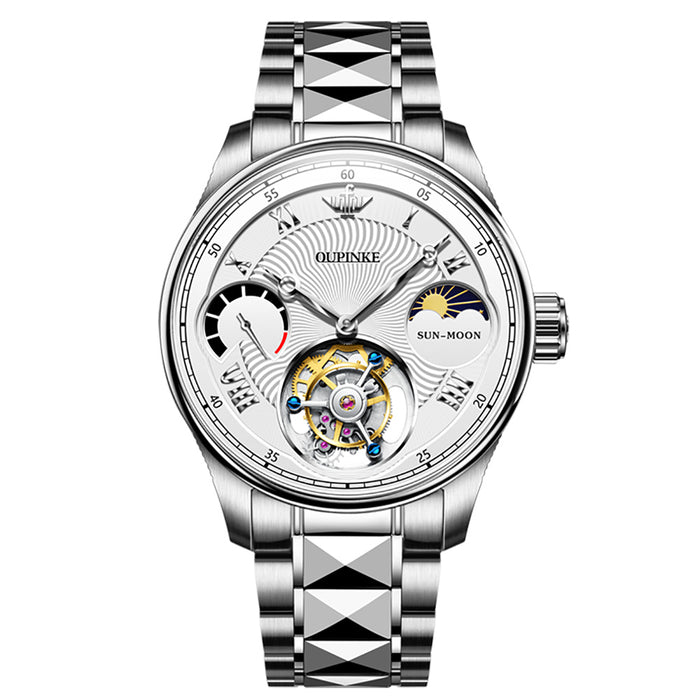 Tourbillon Multi-functional Mechanical Watch Fashion Business Men's Watch