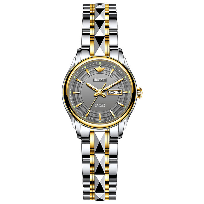 Fully Automatic Mechanical Watch Fine Steel Business Men's Watch Men's Multifunctional Waterproof Watch