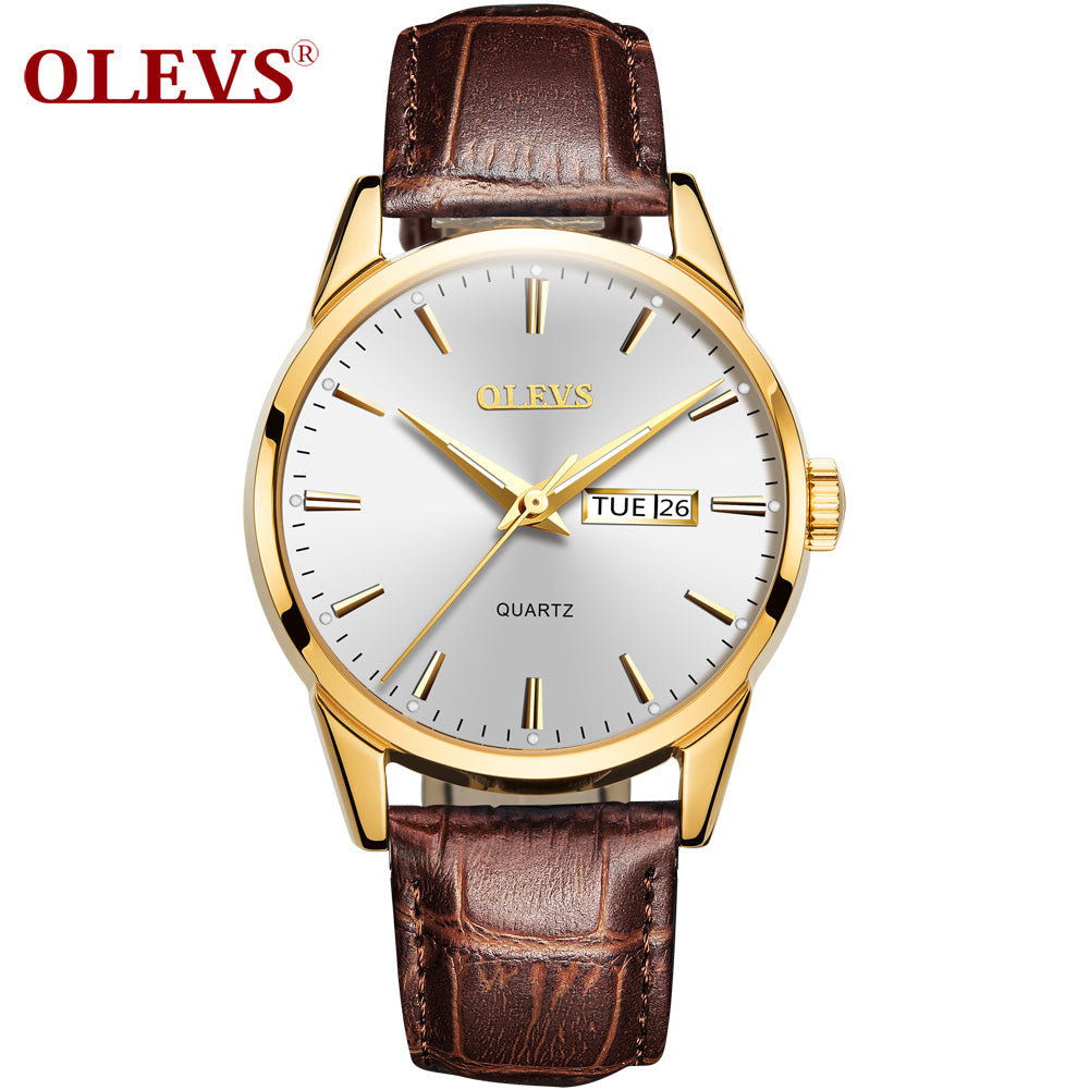 Aiigift Fashion Waterproof Men And Women Quartz Watch Personalized Couple Style