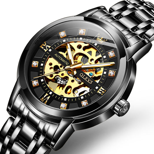 Multifunctional Mechanical Fashion Hollow Men's Watch