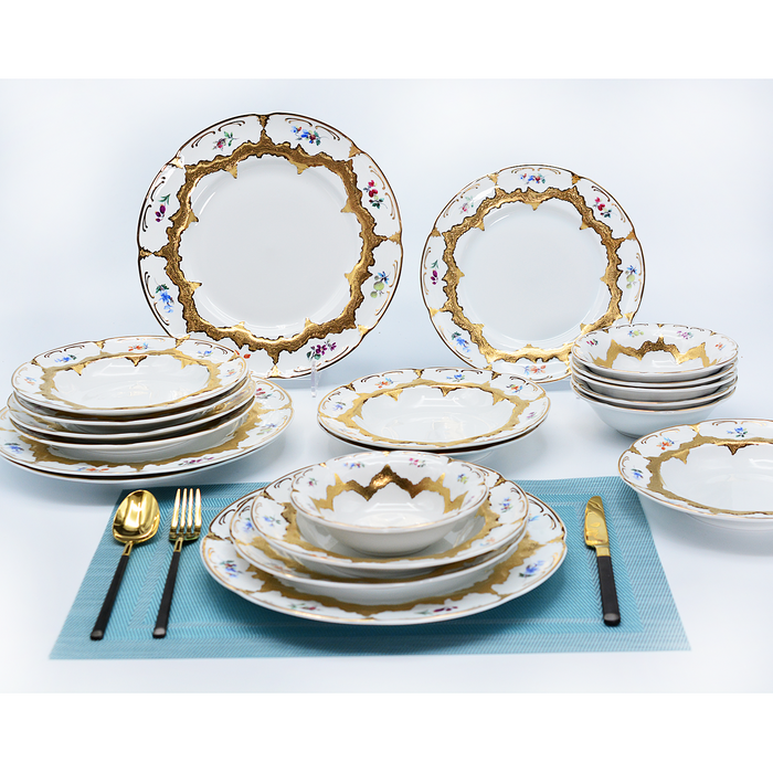 24 PCS Hot Selling Luxury Ceramic Tableware Set