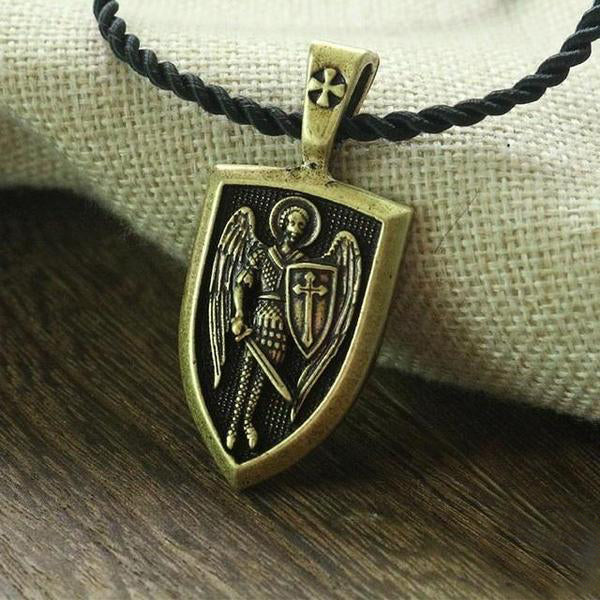 Saint Michael Archangel Pendant Necklace