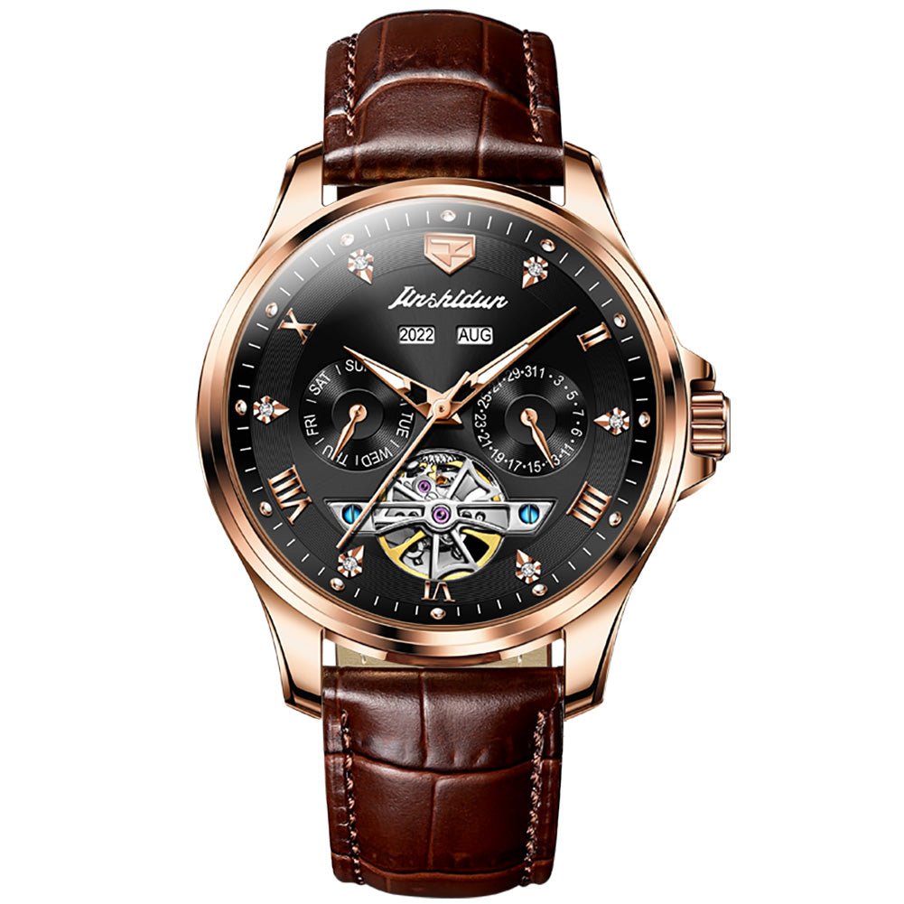 Fully Automatic Mechanical Table Multifunctional Tourbillon Men's Watch