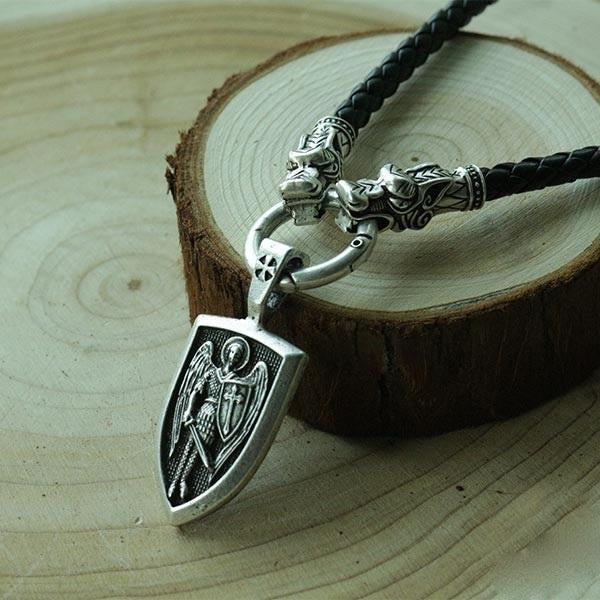 Saint Michael Archangel Pendant Necklace