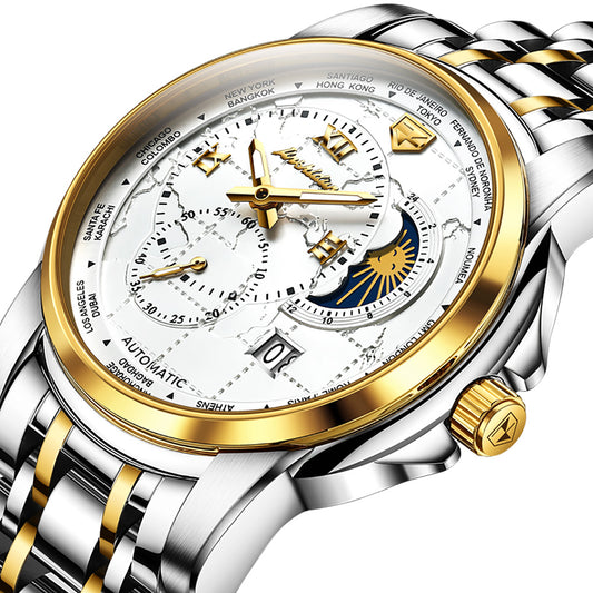 Fully Automatic Mechanical Watch Multifunctional Independent Second Dial Men's Watch