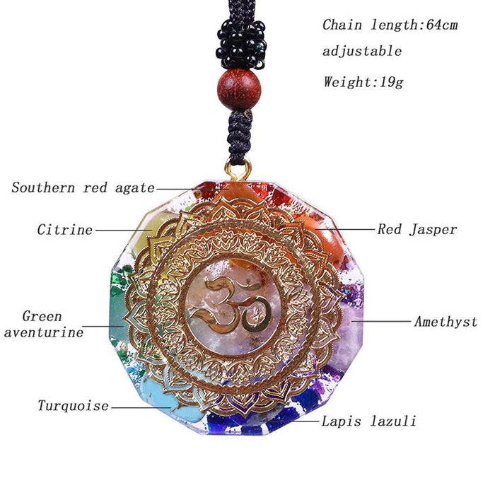 Orgonite Chakra Energy Necklace