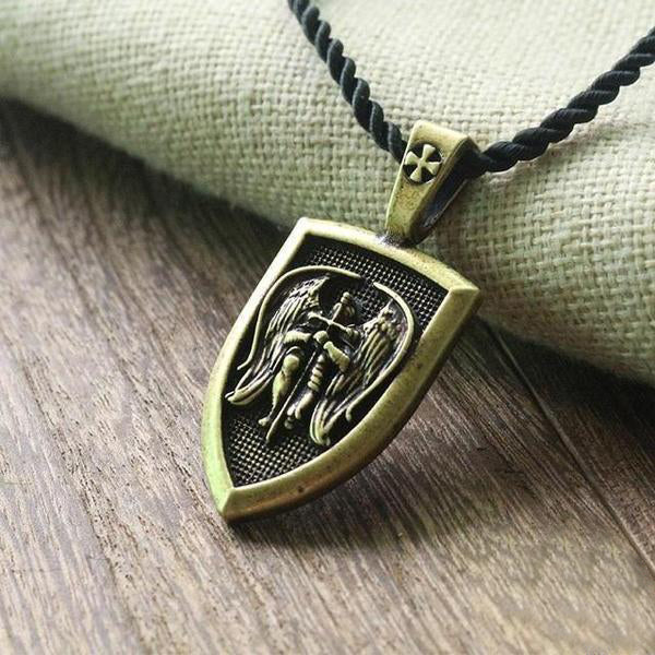 Saint Michael Archangel Pendant Necklace