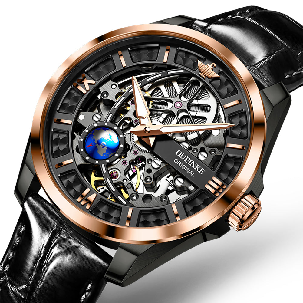 Automatic Mechanical Watch Hollow Business Waterproof Men's Watch