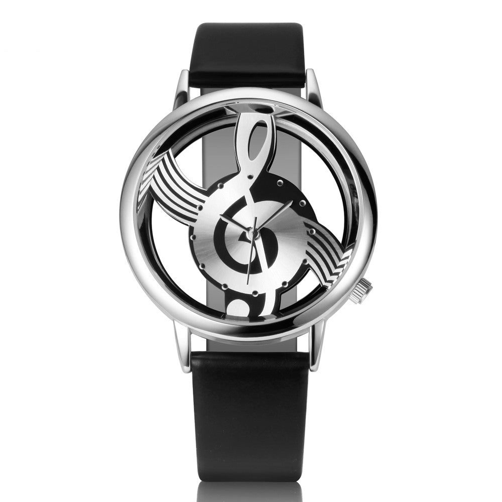 Unique Hollow Musical Note WristWatch