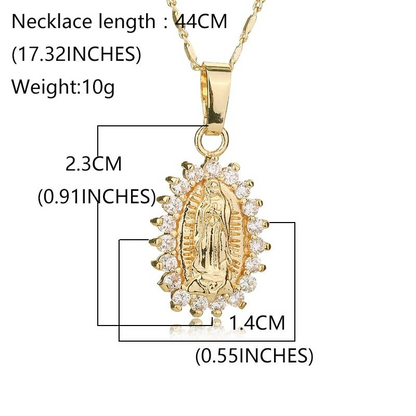 Virgin Mary Necklace