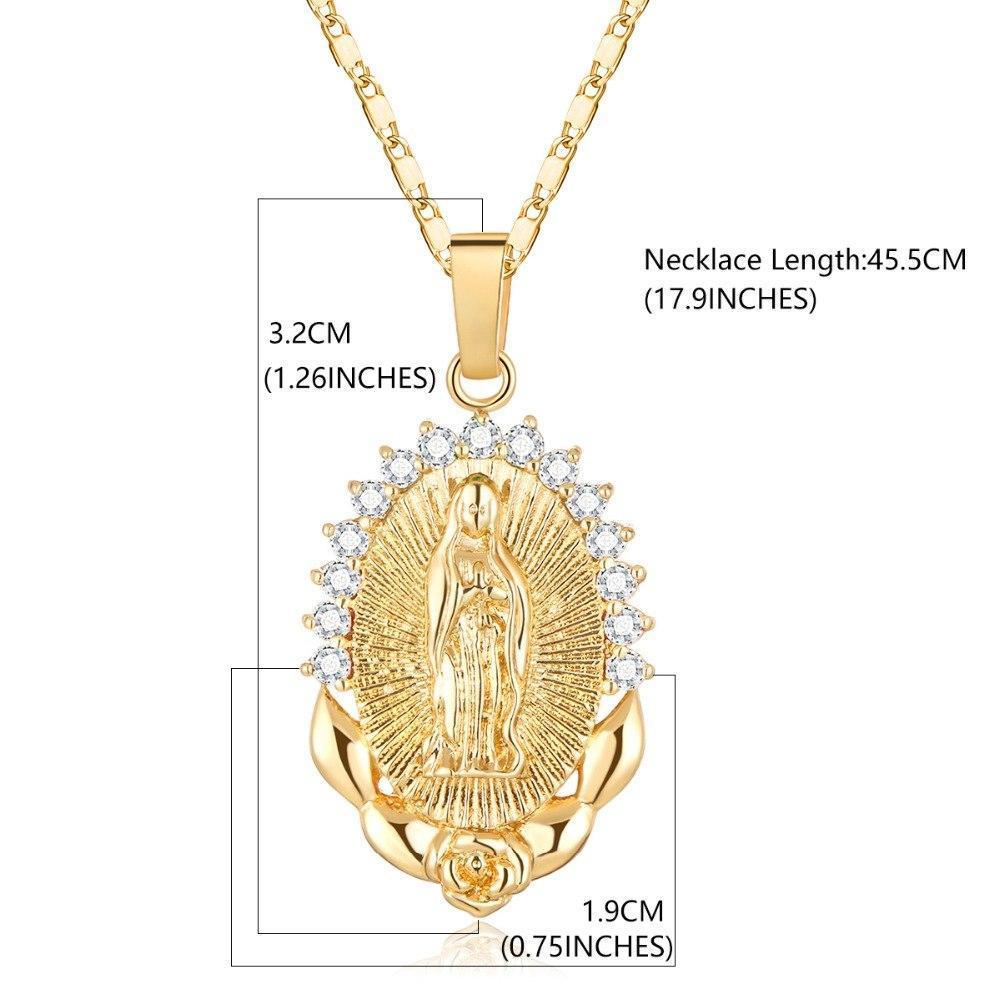 Virgin Mary Necklace