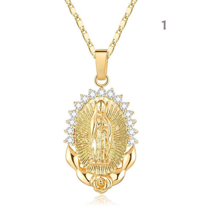 Virgin Mary Necklace